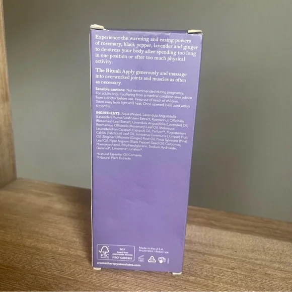 Aromatherapy Associates De-Stress Muscle Gel FULL New Open Box Spa Wellness Body - Picture 3 of 16